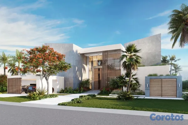 casas vacacionales y villas - venta de Villa de lujo en cap cana República Dominicana con piscina  7