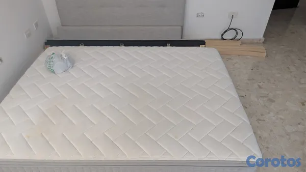 muebles y colchones - Cama + Colchon Queen 2