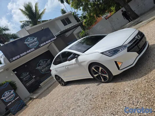 carros - HYUNDAI AVANTE 2019 BLANCO GASOLINA. 7
