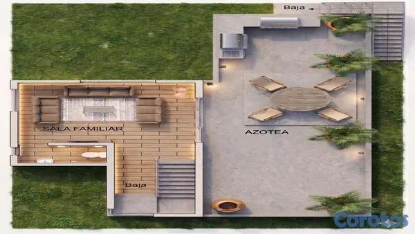 casas - Casa Moderna con Piscina y 4 Habitaciones Av ecologica 2