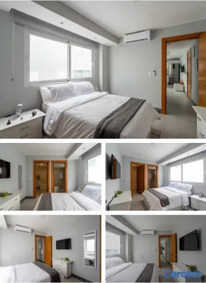 apartamentos - Alquiler Apartamento en Piantini -Exclusivo- Contrato 1 año - 1 Habitación  3