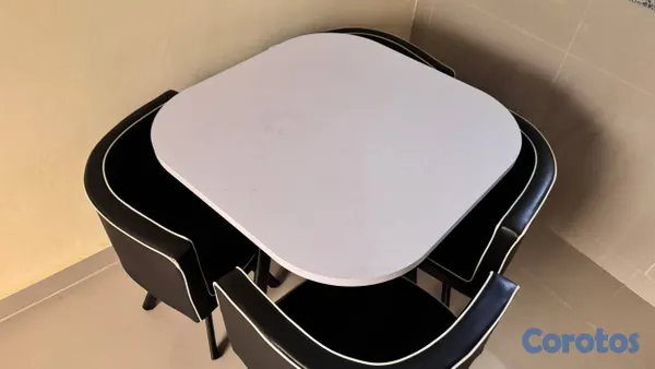 electrodomesticos - Juego de comedor moderno – 4 sillas 3