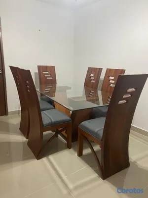 muebles y colchones - vendo comedor de 6 sillas en caoba 4