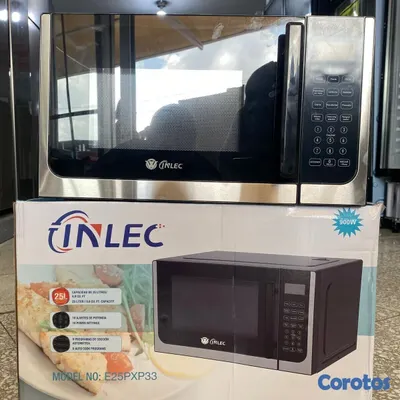 electrodomesticos - Microondas Inlec 0.9 pies cúbicos 
25 litros 
Modelo E25PXP33
Pantalla digital
 11