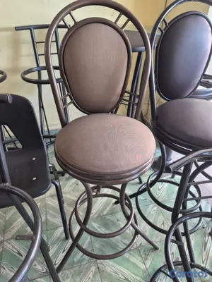 muebles y colchones - Taburetes de metal varios modelos a $500 3