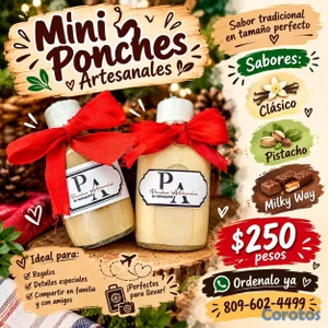 Mini ponches artesanales 