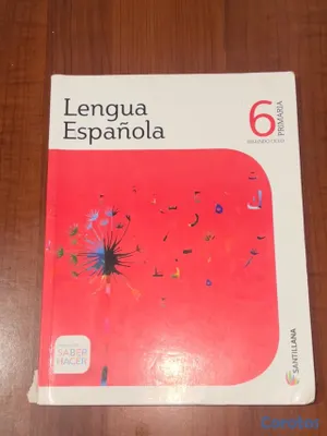 libros y revistas - Libro y cuadernillo usados de lengua española 6º de primaria Santillana  2