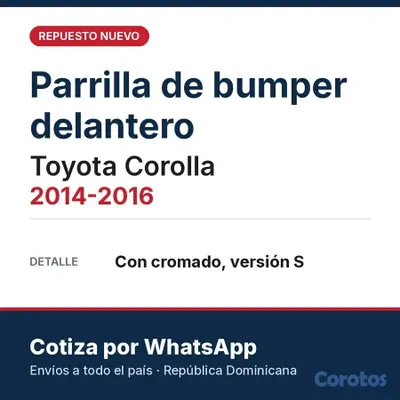 repuestos - Piezas de carrocería nuevas – Bumpers, faroles, gu 8
