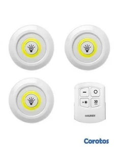 LUZ LED CON CONTROL REMOTO JUEGO DE 3 ZDWJ-210