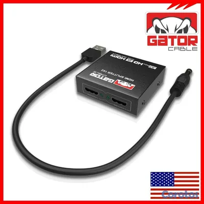 accesorios para electronica - ADAPTADOR HDMI HUB SPLITTER (ESPEJO) 1X2 4K 2.0 3