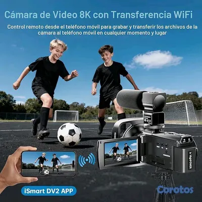 camaras y audio - 📹 Videocámara 8K Ultra HD 88MP | Zoom 18X Visión Nocturna Micrófono Incluido 📷 5