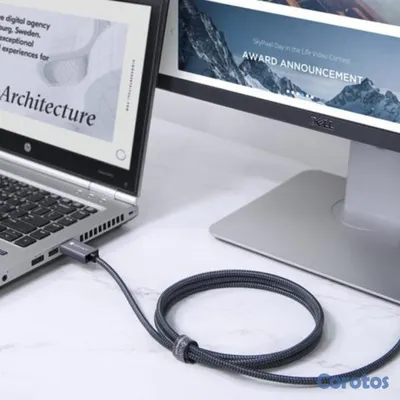 accesorios para electronica - CABLE DISPLAYPORT A HDMI 6.6 PIES  4