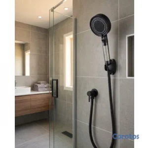 Ducha de mano moderna con soporte y manguera flexi