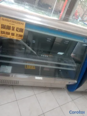 equipos profesionales - vendo vitrina fria  panorámica de 20 pc ,nueva nunca usada  3