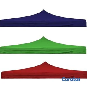 Lona de Carpa 3x3 metros color azul y rojo