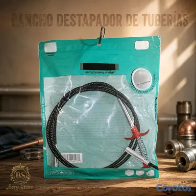 herramientas, jardines y exterior - 🎀 Gancho Destapador de Tuberías Flexible para Desagües con Extracción de Residu 6
