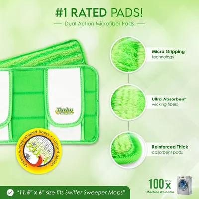 Salud y Equipamiento Médico - Swiffer Recambio Barrido En Seco Y Humedo Lavables 2 Und 2