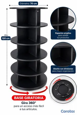 muebles y colchones - Zapateras giratorias  3