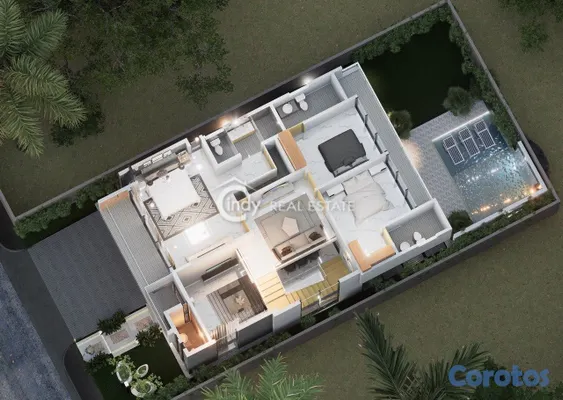 casas - Casa en 2 Nievel en Venta, 4 Habitaciones, 4.5 Bañ 16