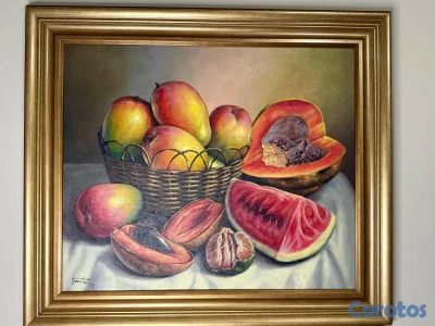 Cuadro de decoración: Bodegón - 20 × 24. RD$ 18,000.00. Negociable.