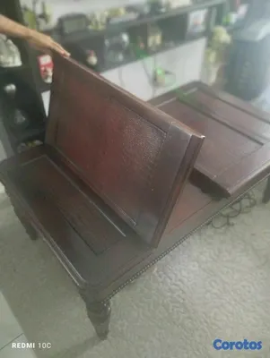 muebles y colchones - mesa de caoba  6