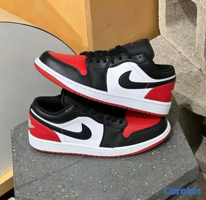 zapatos para hombre - Tenis Teni Nike Air Jordan 1 Low Shadow Toe GREY BLACK Original Originales 🤖 6