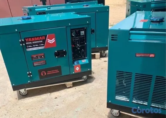 plantas e inversores - Planta eléctrica 12KW semi silenciosa diésel 110 220V cerrada  2