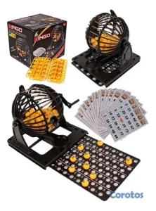 Juego Mesa Bingo Baloto Maquina Balotera Bandeja F