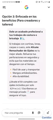 herramientas, jardines y exterior - remachadora de ojaletes metálicos. Estado:100%Nuevo 2