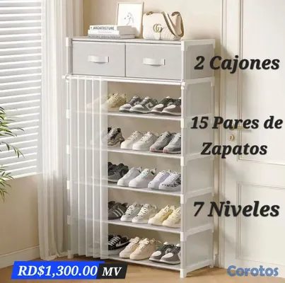 muebles y colchones - organizador de Zapatos  2