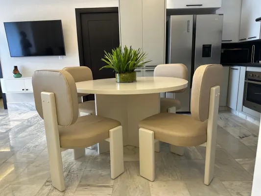 apartamentos - Pisl alto de renta amueblada en La Esmeralda, Santiago 2
