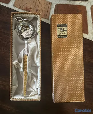 arte y antigüedades - Cuchara Toledo Gold 2
