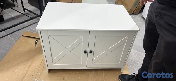 decoración y accesorios - Casitas para mascotas gris y blanca  3