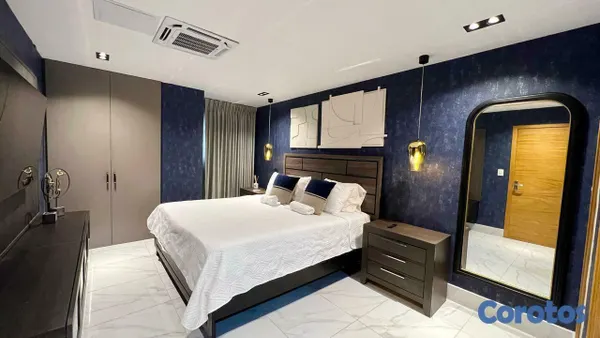 apartamentos - Apartamento de 2 hab en piso alto en Piantini ID: 3419 8