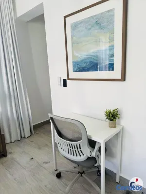 apartamentos - RENTA ELEGANTE APARTAMENTO AMUEBLADO CON VISTA PIS 10