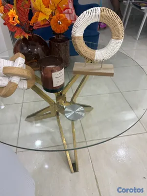 decoración y accesorios - Mesa de centro de cristal  3