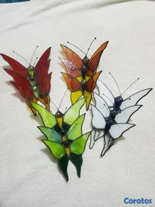 Mariposas en vitral