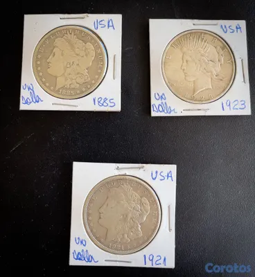 hobby y coleccion - Monedas USA Dollar Morgan 4