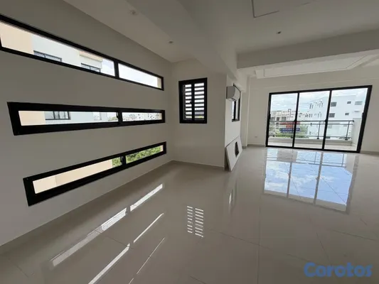 apartamentos - venta de apartamento 4to nivel en la autopista de san isidro con 104mts  14