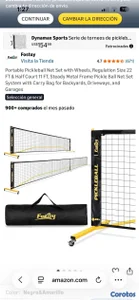 Juego de red de pickleball de 22 pies 