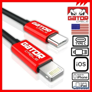 CABLE USB-C A LIGHTNING APPLE MFI CERTIFICADO 6 PIES 
