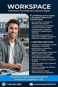 SOPORTE TÉCNICO PC Y SERVICIOS A USUARIOS.