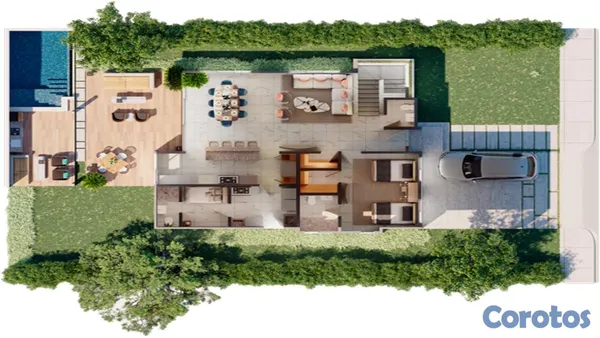 casas vacacionales y villas - A la venta espaciosa villa de 4 habitaciones en Ciudad las Canas 6