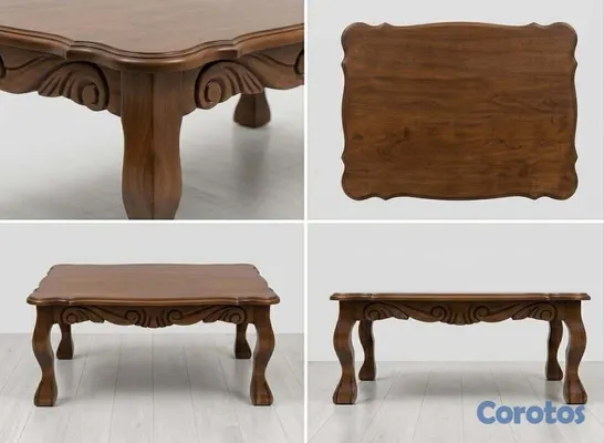 muebles y colchones - 🪵 Hermosa Mesa de Caoba para Restaurar (Mira su po 5
