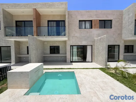 casas - Townhouse amueblado en alquiler en Vista Cana 5