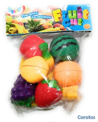juguetes - Juego Educativo de Frutas para Cortar con Velcro – 2
