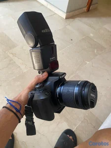 Canon EOS Rebel T7 + Flash Externo