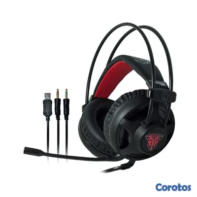camaras y audio - Audifonos con Microfono Fantech Gaming Red Iluminacion HG13 2