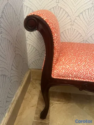 muebles y colchones - Elegante banqueta clásica estilo francés 3