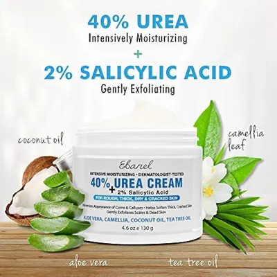 Salud y Equipamiento Médico - Crema De Urea 40% Mas Acido Salicilico 4.6 Oz, Crema 2